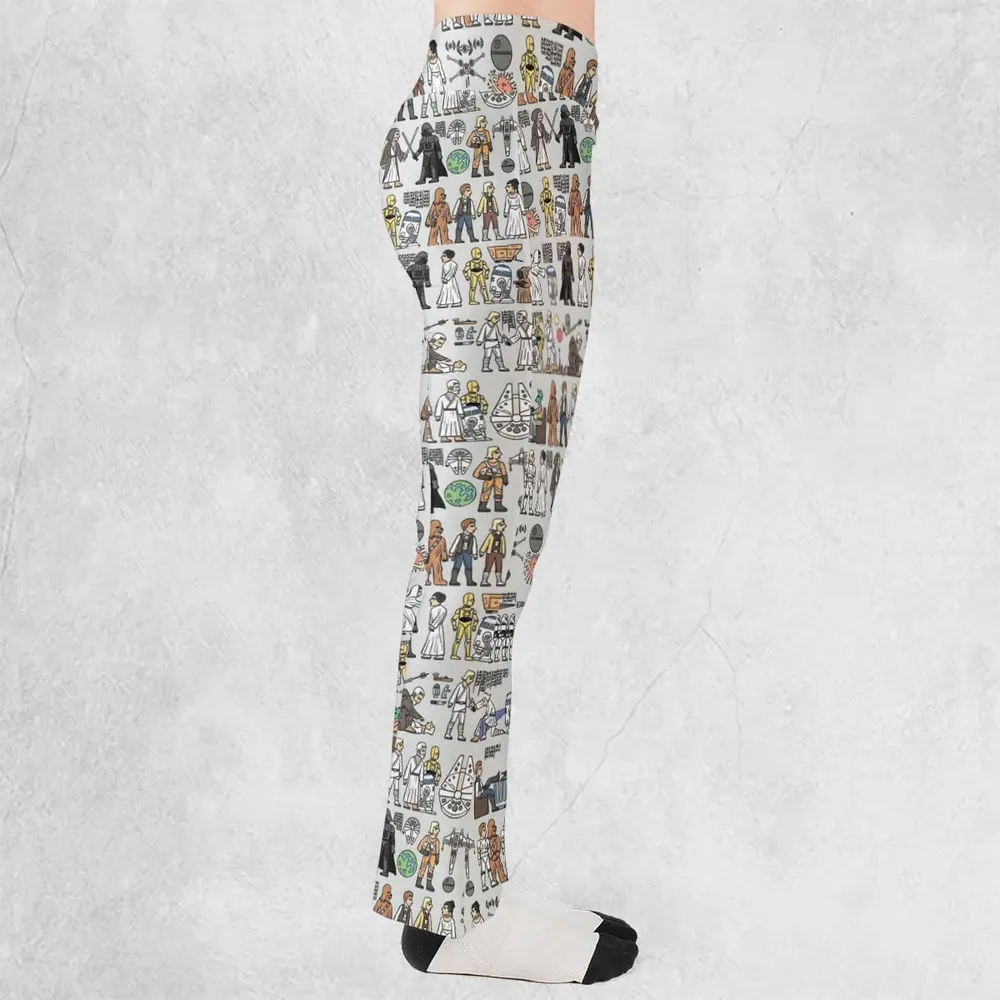 Egyptian Galaxy Wars Flare Leggings - 2