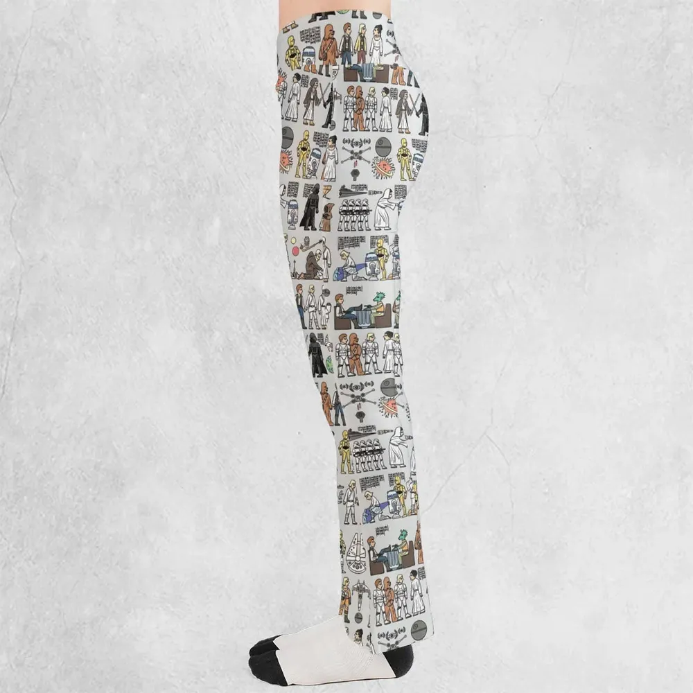 Egyptian Galaxy Wars Flare Leggings - 3