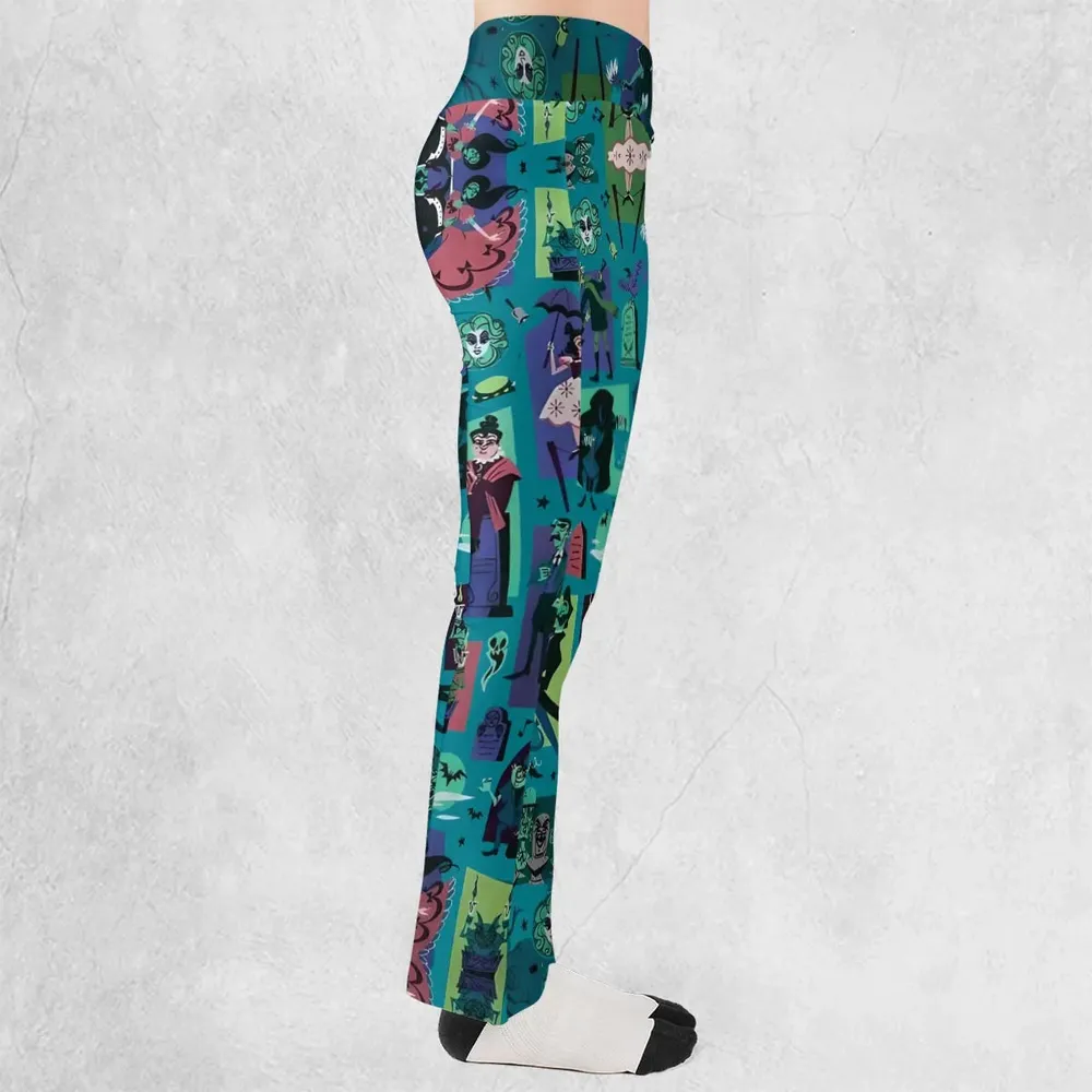 Haunted Chic Haunted Mansion Flare Leggings - 2