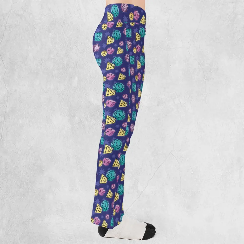 Pixel Dice DnD Flare Leggings - 2
