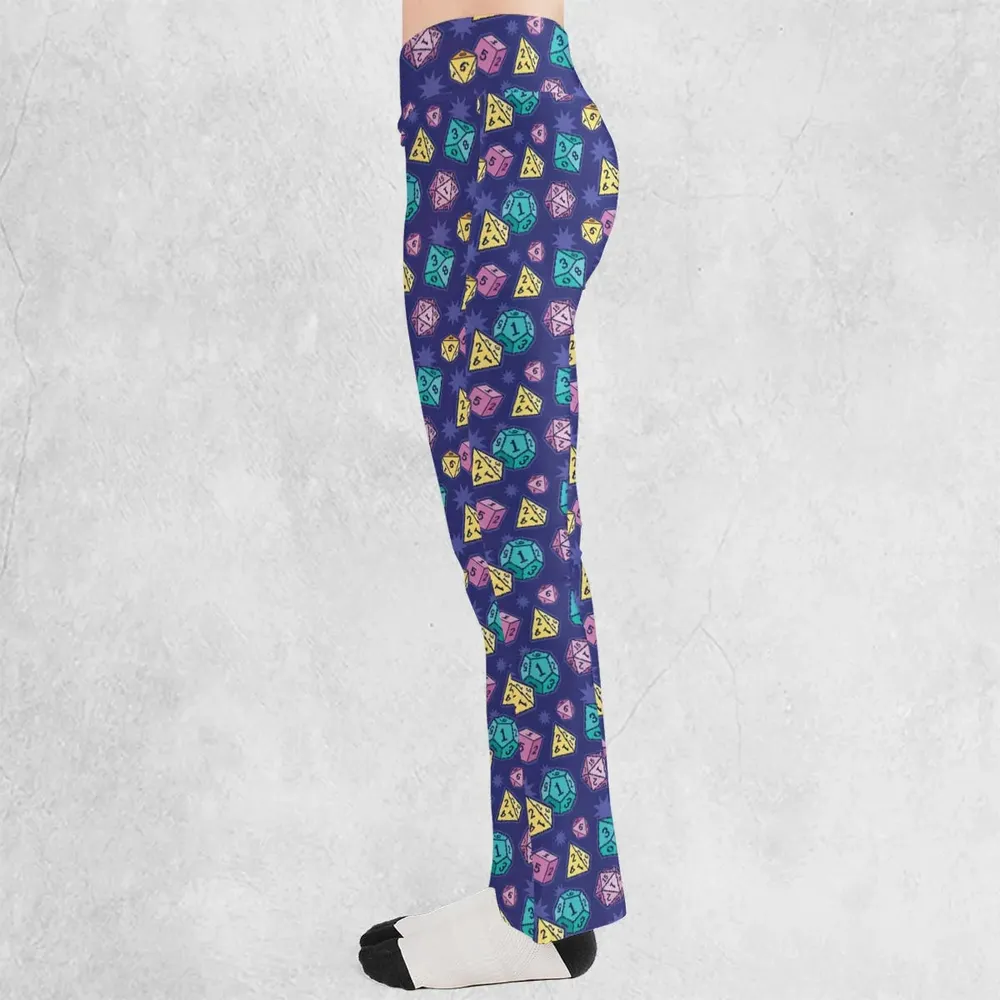 Pixel Dice DnD Flare Leggings - 3