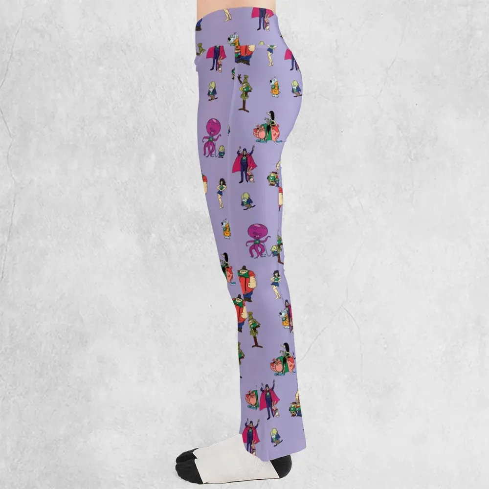 Really Rotten Scooby's All-Star Laff-A-Lympics Flare Leggings - 3