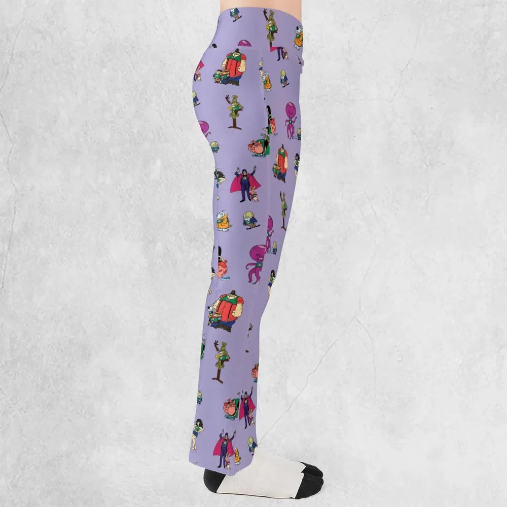 Really Rotten Scooby's All-Star Laff-A-Lympics Flare Leggings - 2