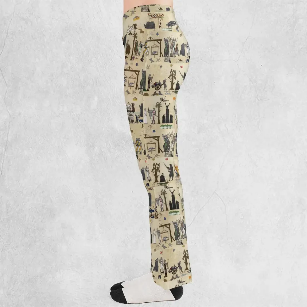 Bayeux Tapestry Monty Python Flare Leggings - 3