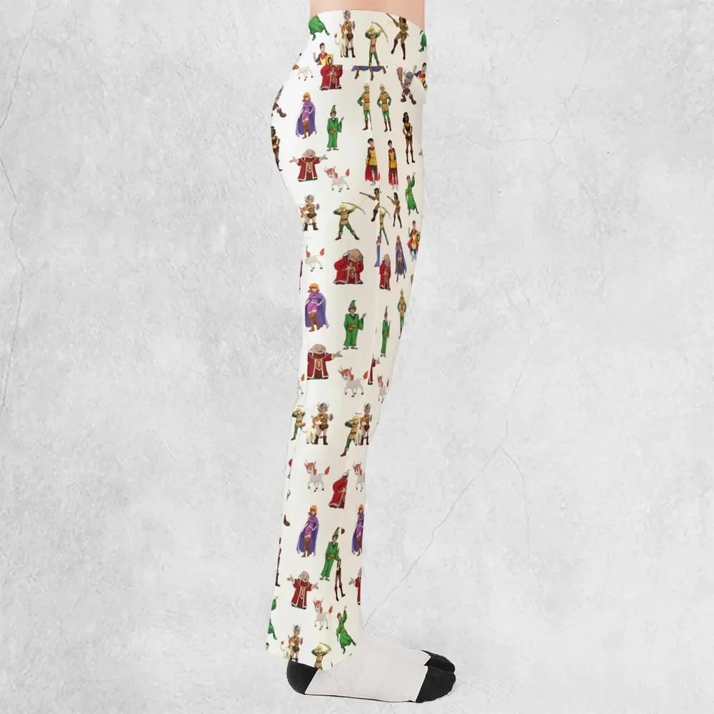 Sheila Uni Eric Diana Bobby Hank DnD Flare Leggings - 2