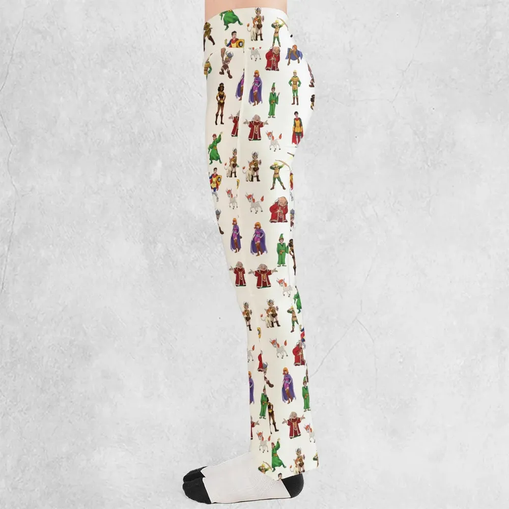 Sheila Uni Eric Diana Bobby Hank DnD Flare Leggings - 3