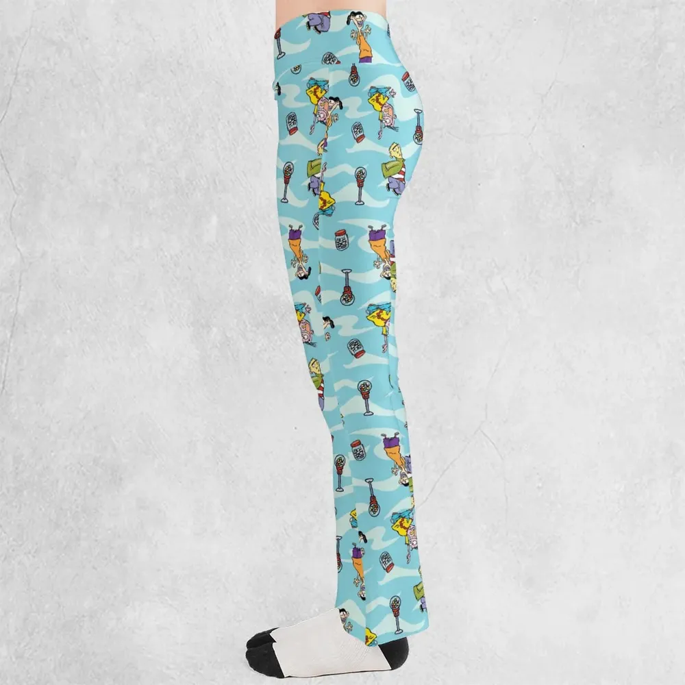Quick Tips Regarding Ed, Edd, n Eddy Pattern Flare Leggings - 3