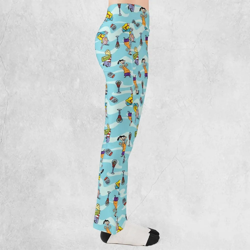 Quick Tips Regarding Ed, Edd, n Eddy Pattern Flare Leggings - 2