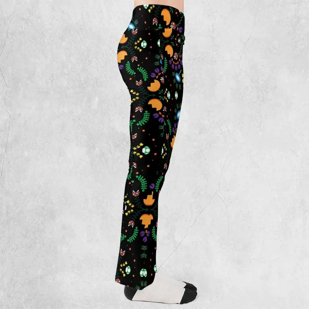Mario Bros Piranha Plant Flare Leggings - 2