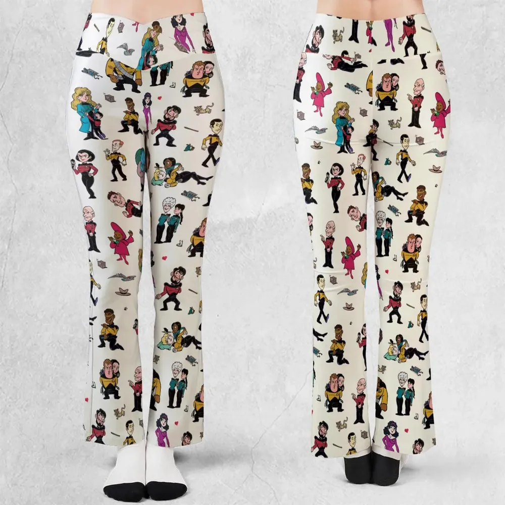Star Trek TNG Tribute Flare Leggings - 1