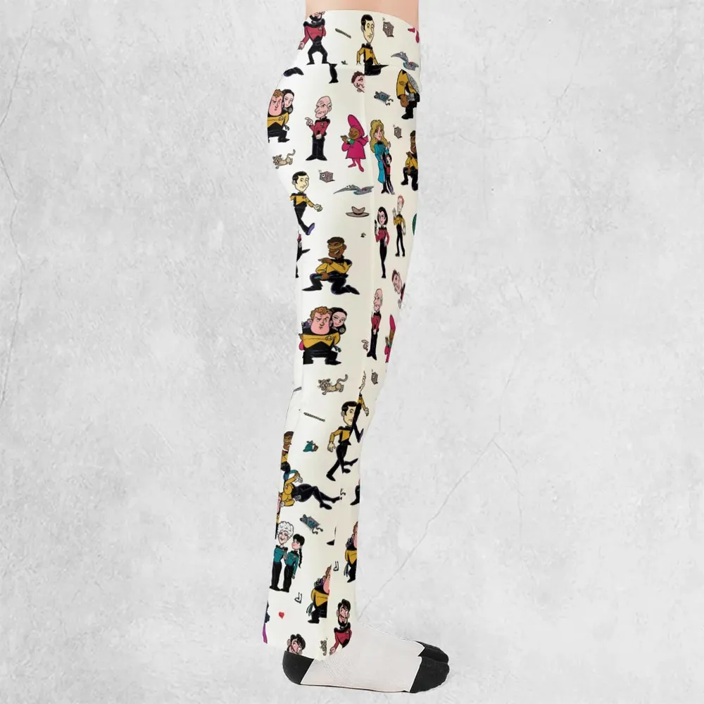 Star Trek TNG Tribute Flare Leggings - 2