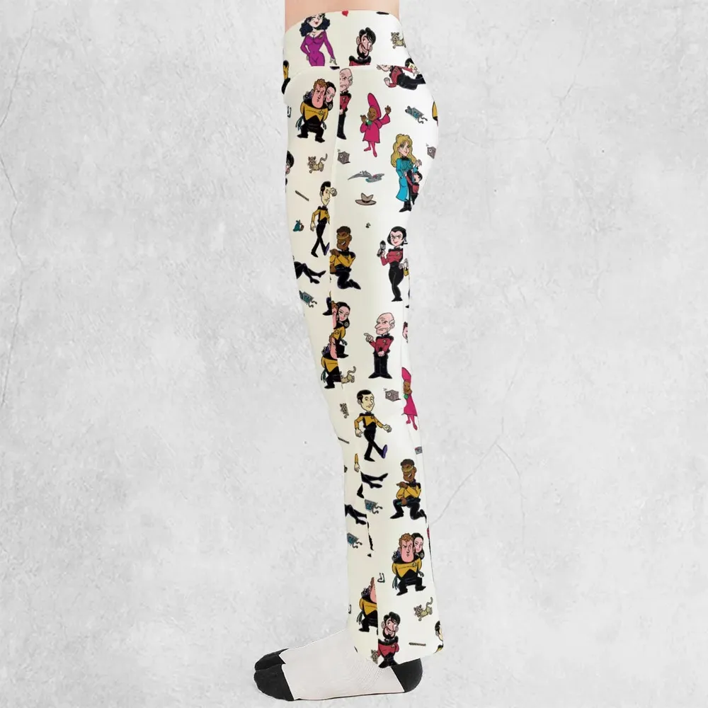 Star Trek TNG Tribute Flare Leggings - 3