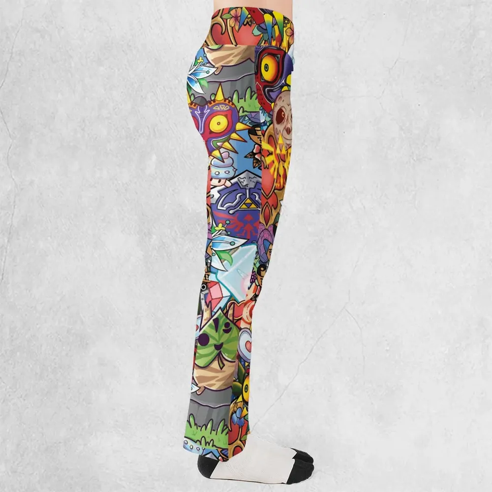 A Majora's Mask The Legend of Zelda Flare Leggings - 2