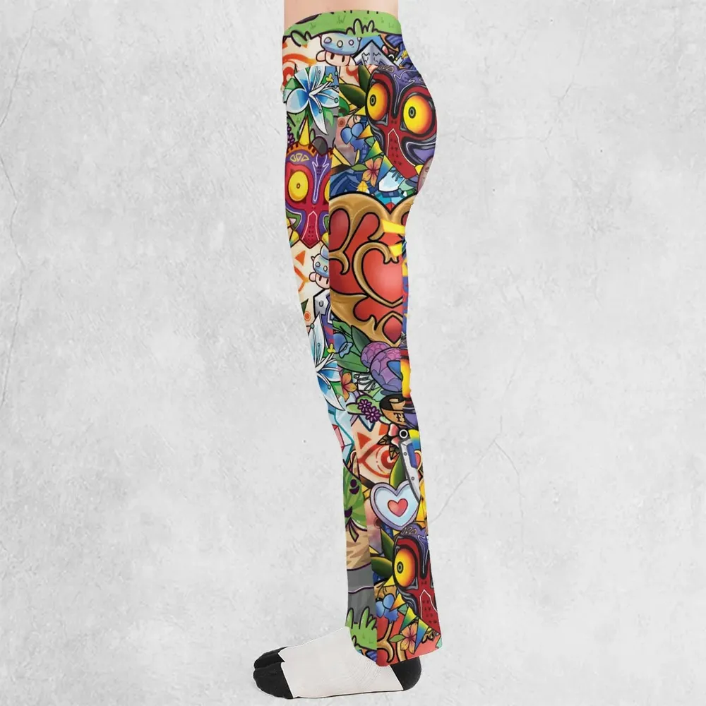 A Majora's Mask The Legend of Zelda Flare Leggings - 3