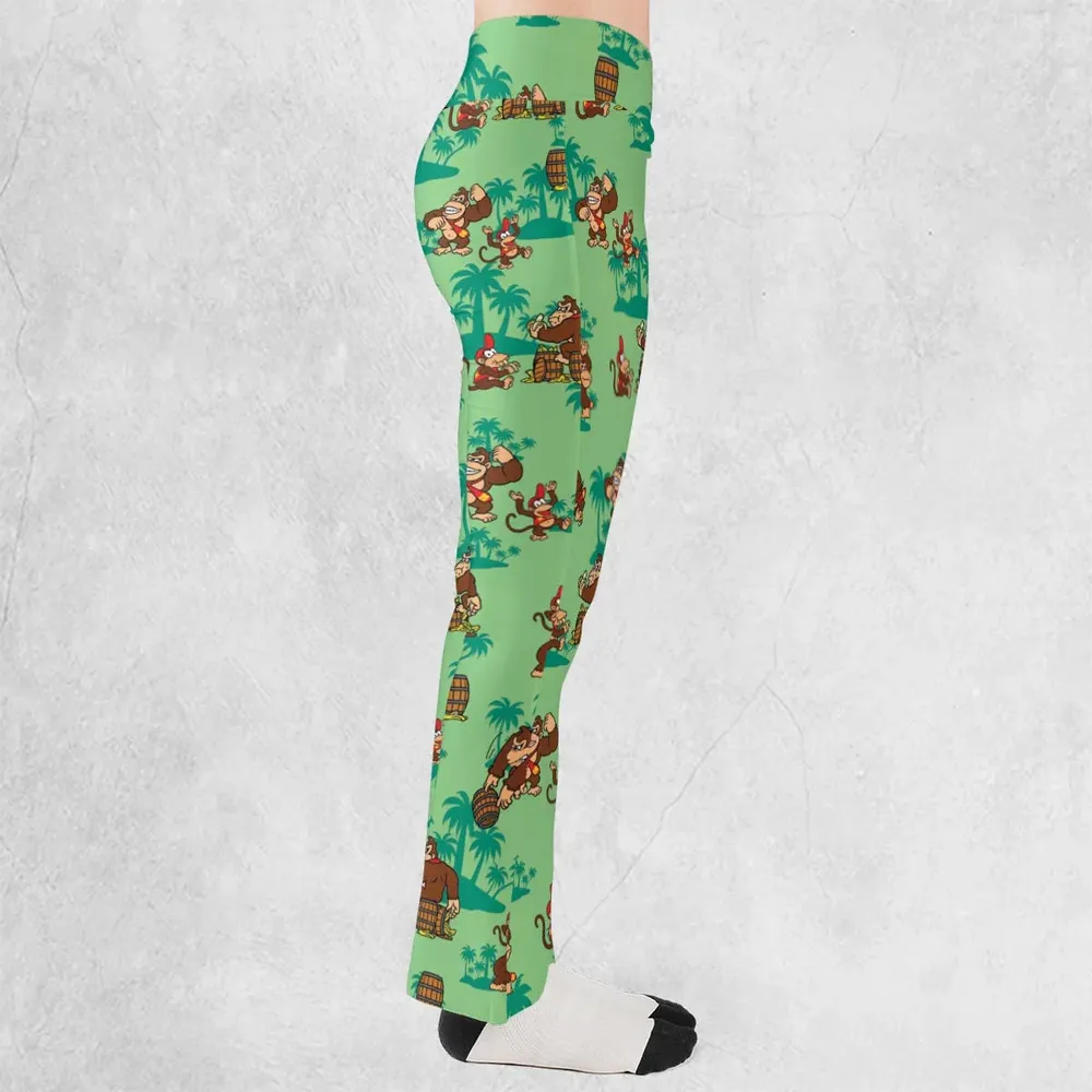 Donkey Kong & Diddy Kong Flare Leggings - 2