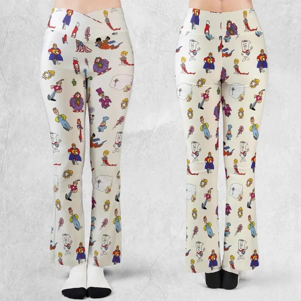 Schoolhouse Rock Characters Flare Leggings - 1