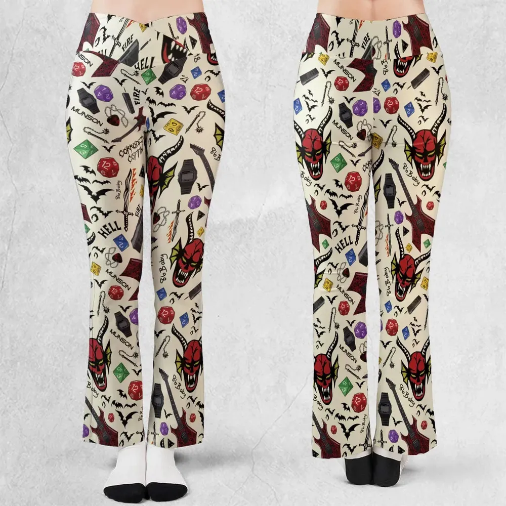 Hellfire Club Stranger Things Flare Leggings - 1