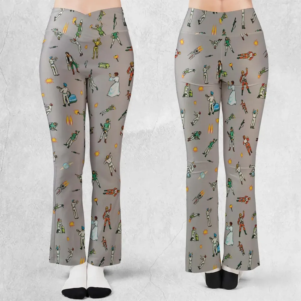 Escape from the Death Star Star Wars Flare Leggings - 1