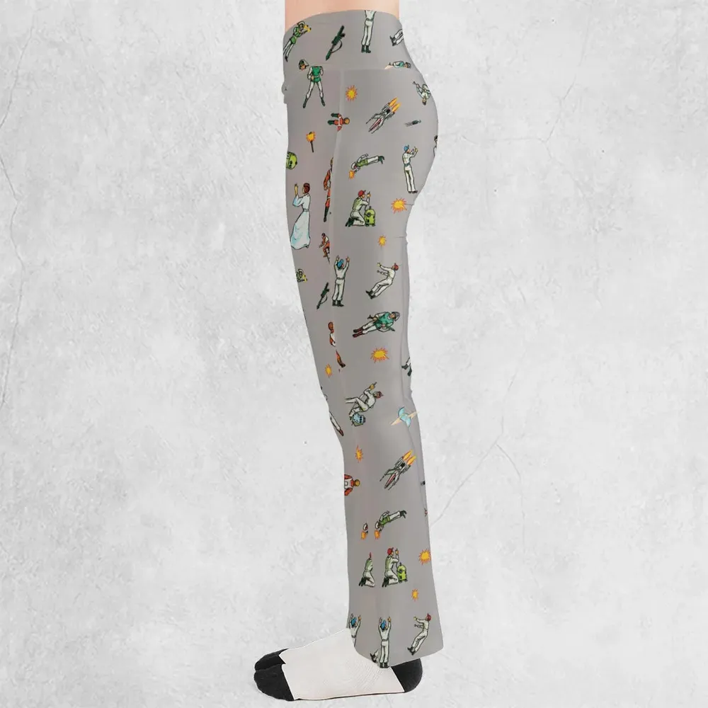 Escape from the Death Star Star Wars Flare Leggings - 3