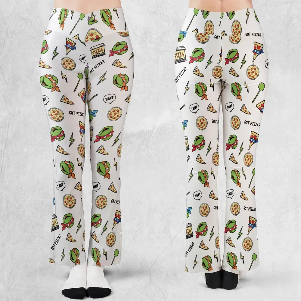 Got Pizza Teenage Mutant Ninja Turtles Flare Leggings - 1