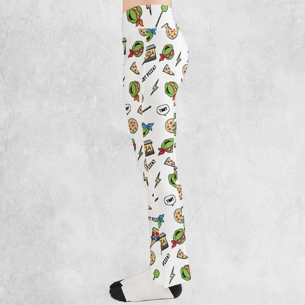 Got Pizza Teenage Mutant Ninja Turtles Flare Leggings - 3