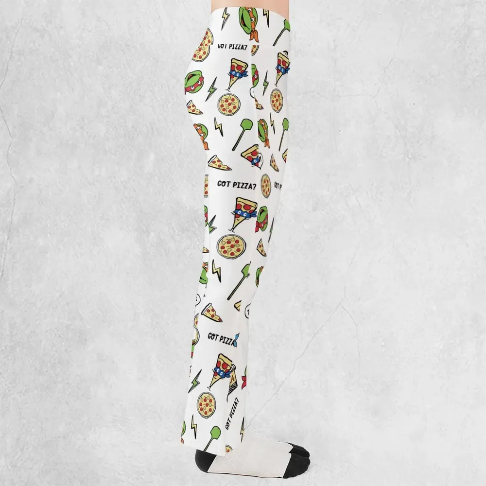 Got Pizza Teenage Mutant Ninja Turtles Flare Leggings - 2
