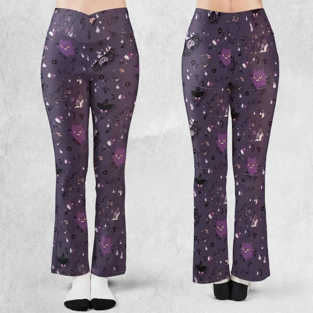 Pokemon Ghost-typen Gengar Banette Litwick Mismagius Flare Leggings - 1