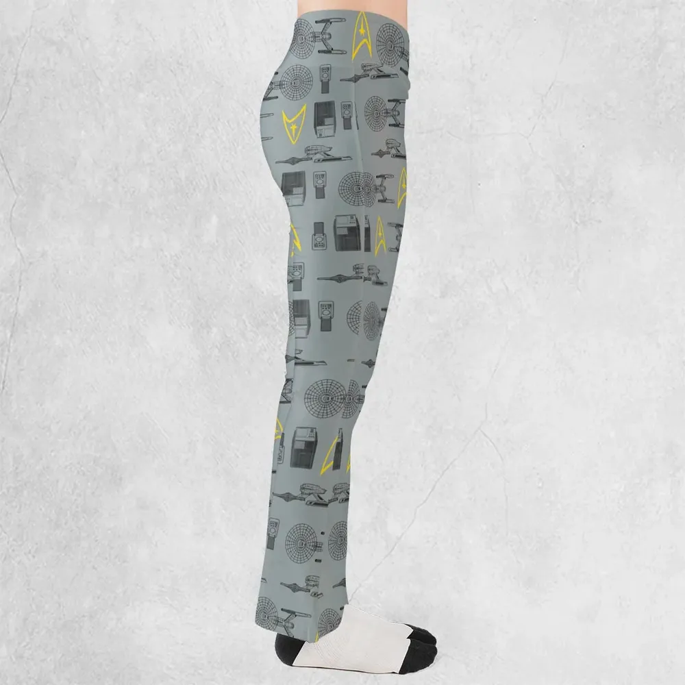 S.T Shipyard Star Trek Flare Leggings - 2