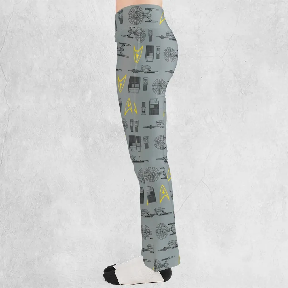 S.T Shipyard Star Trek Flare Leggings - 3