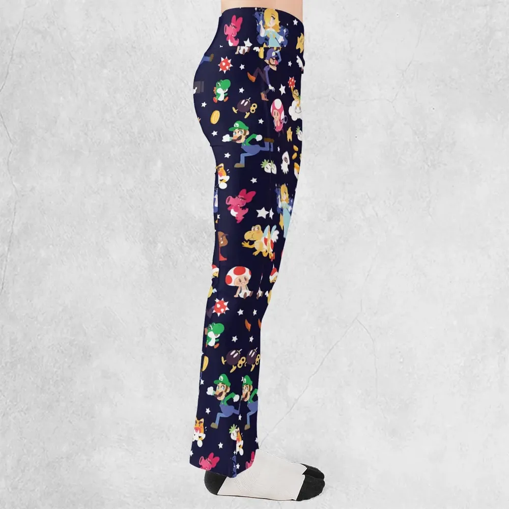 Mushroom Kingdom Super Mario Flare Leggings - 2