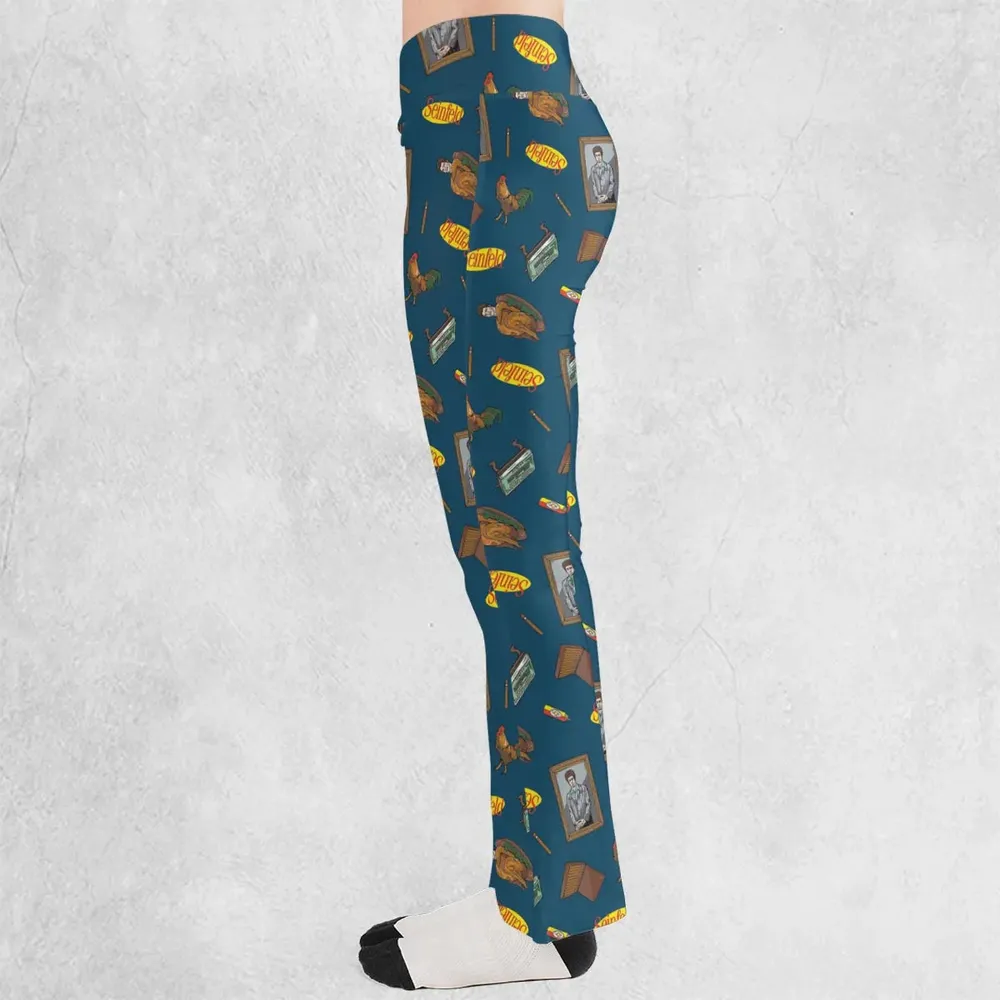 Seinfeld Kramer Icons Pop Culture Flare Leggings - 3
