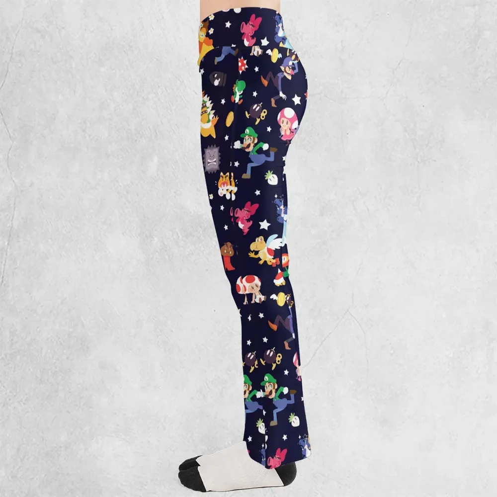 Mushroom Kingdom Super Mario Flare Leggings - 3