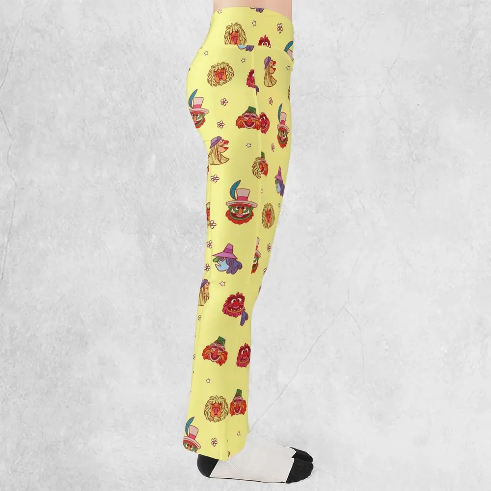 The Electric Mayhem Characters The Muppet Show Flare Leggings - 2