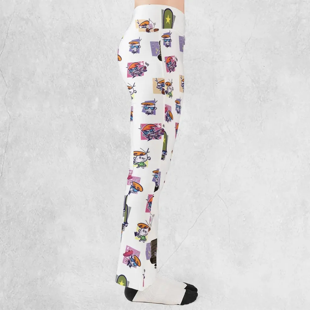 Dexter's Laboratory Characters Flare Leggings - 2
