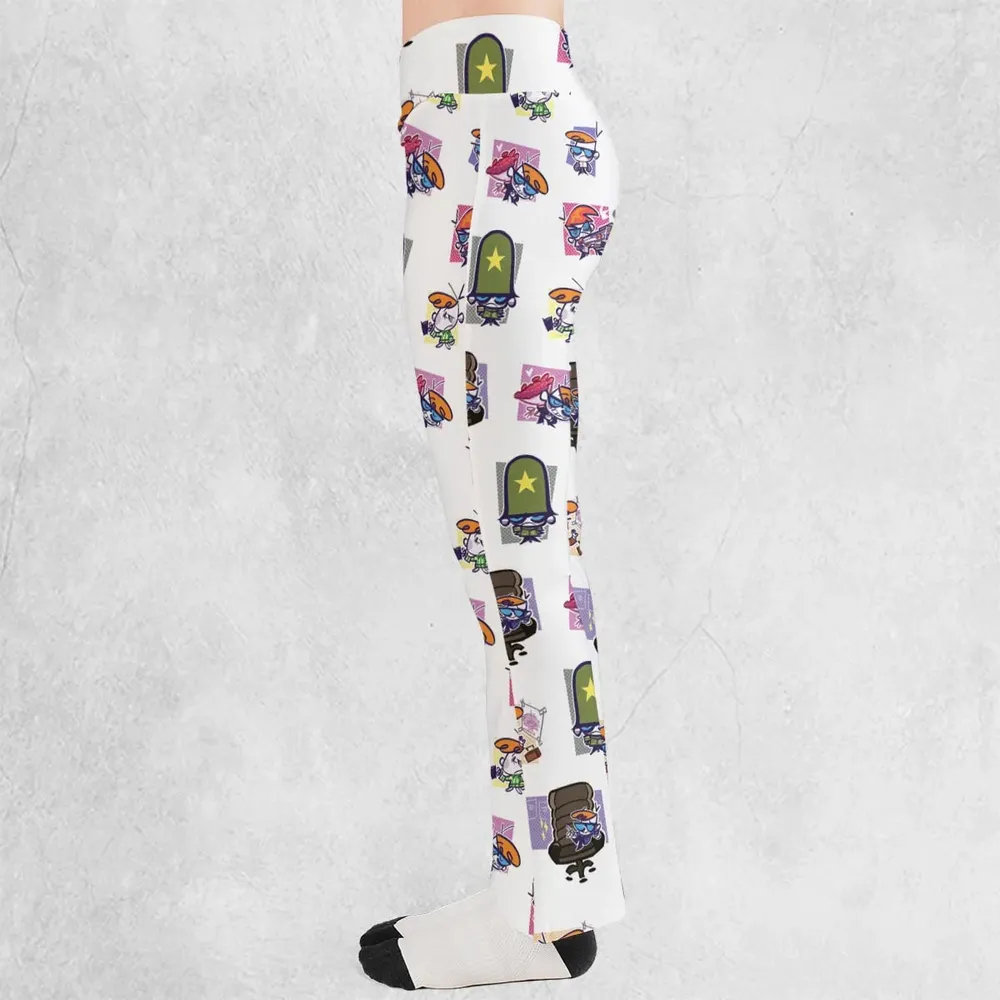 Dexter's Laboratory Characters Flare Leggings - 3