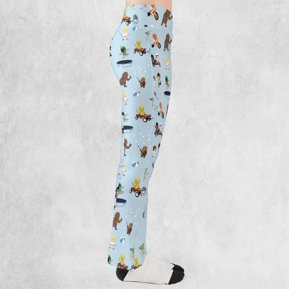 Go Fishing with Star Wars Characters Flare Leggings - 2