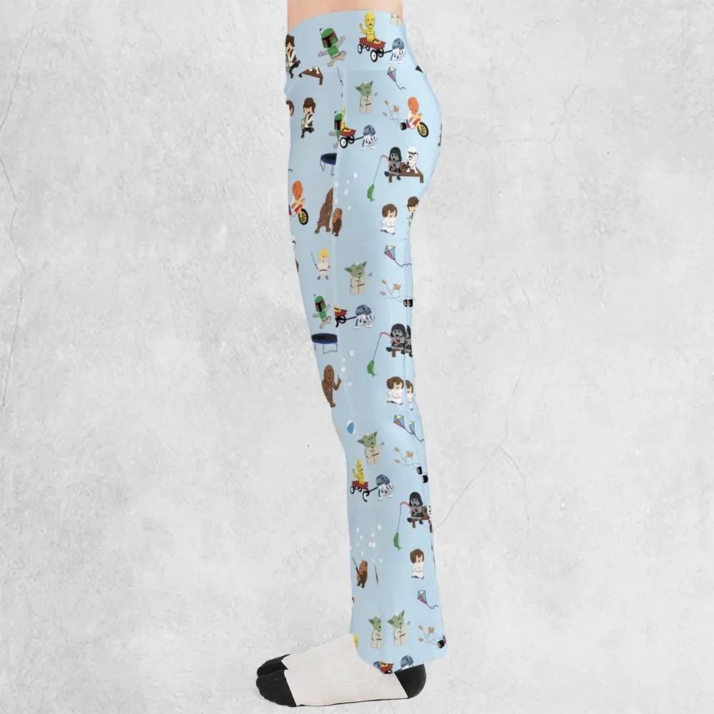 Go Fishing with Star Wars Characters Flare Leggings - 3