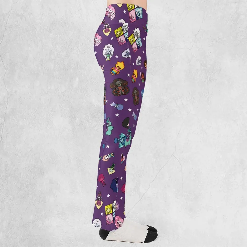 Crystal Gems Steven Universe Flare Leggings - 2