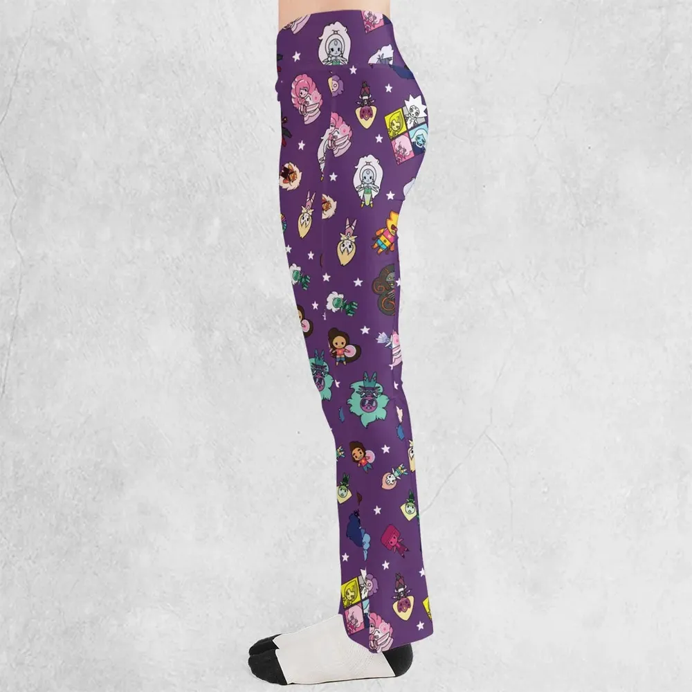 Crystal Gems Steven Universe Flare Leggings - 3