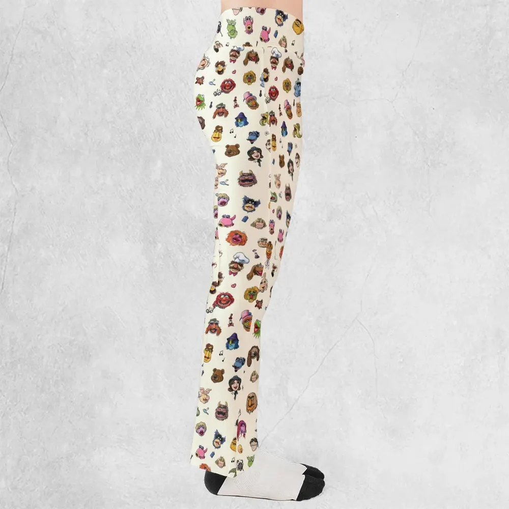 The Muppets Pattern Flare Leggings - 2