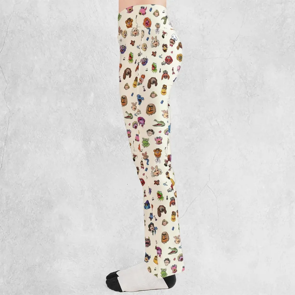 The Muppets Pattern Flare Leggings - 3