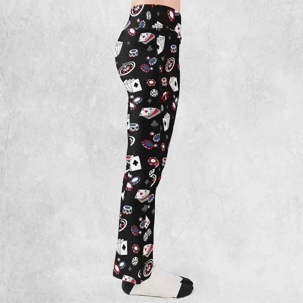 Poker Texas Hold’em Flare Leggings - 2