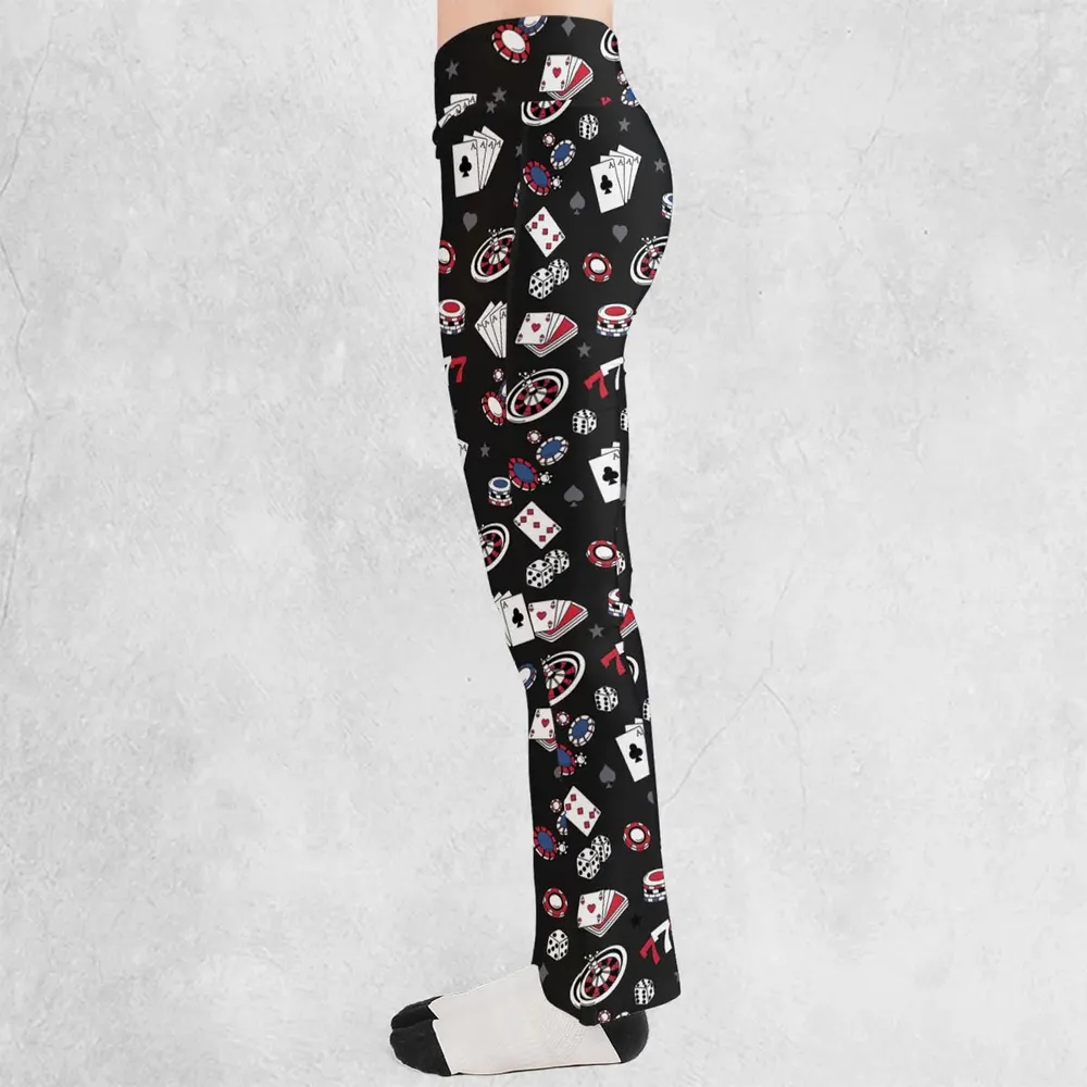 Poker Texas Hold’em Flare Leggings - 3