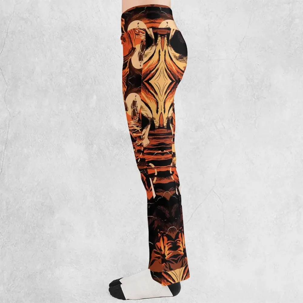 The Goonies Pattern Flare Leggings - 3