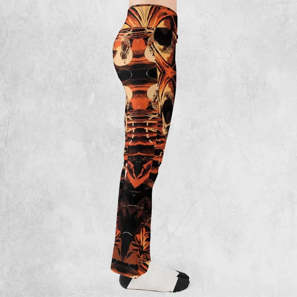 The Goonies Pattern Flare Leggings - 2