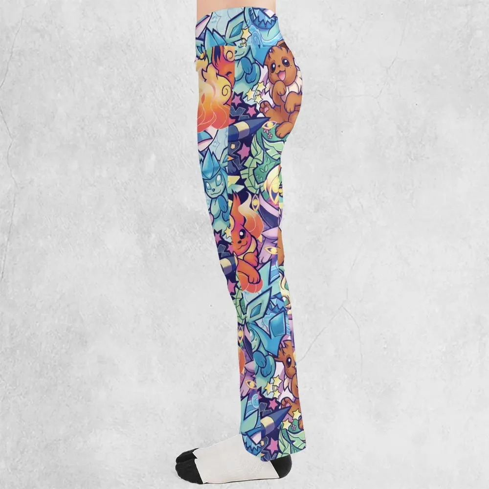 Evolutionary line of Eevee Pokemon Flare Leggings - 3