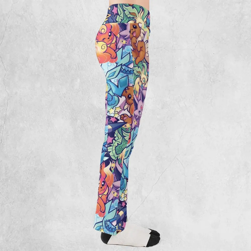 Evolutionary line of Eevee Pokemon Flare Leggings - 2