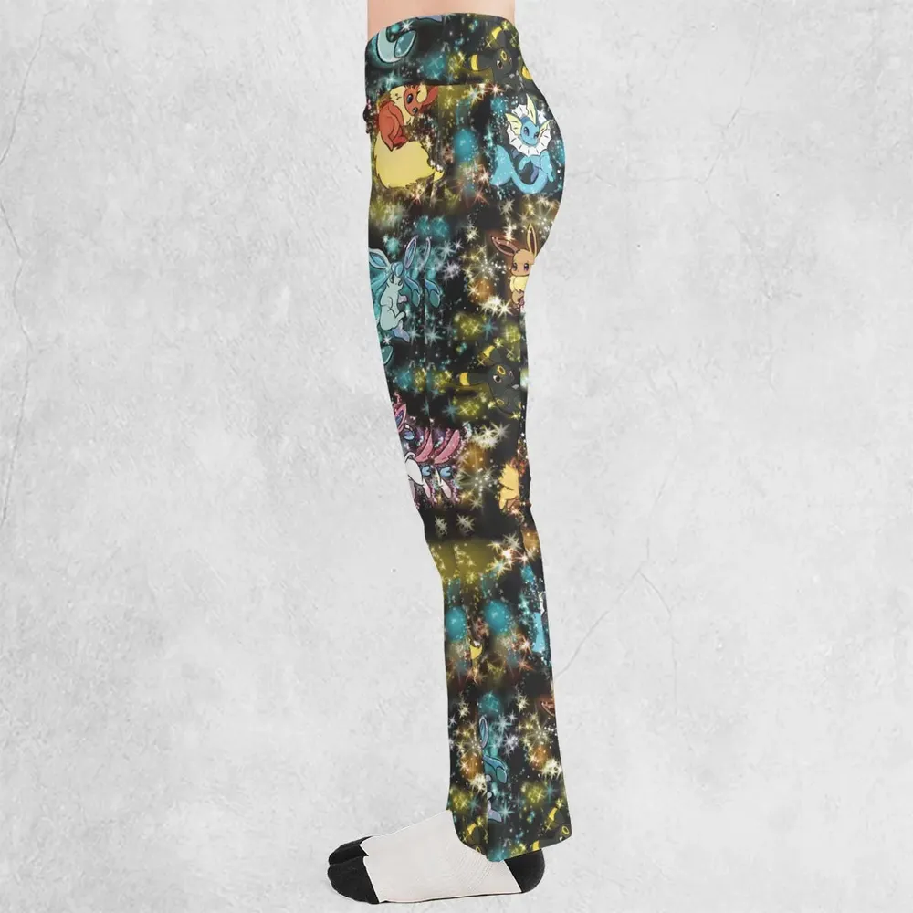 Eevee Evolution in the Galaxy Flare Leggings - 3