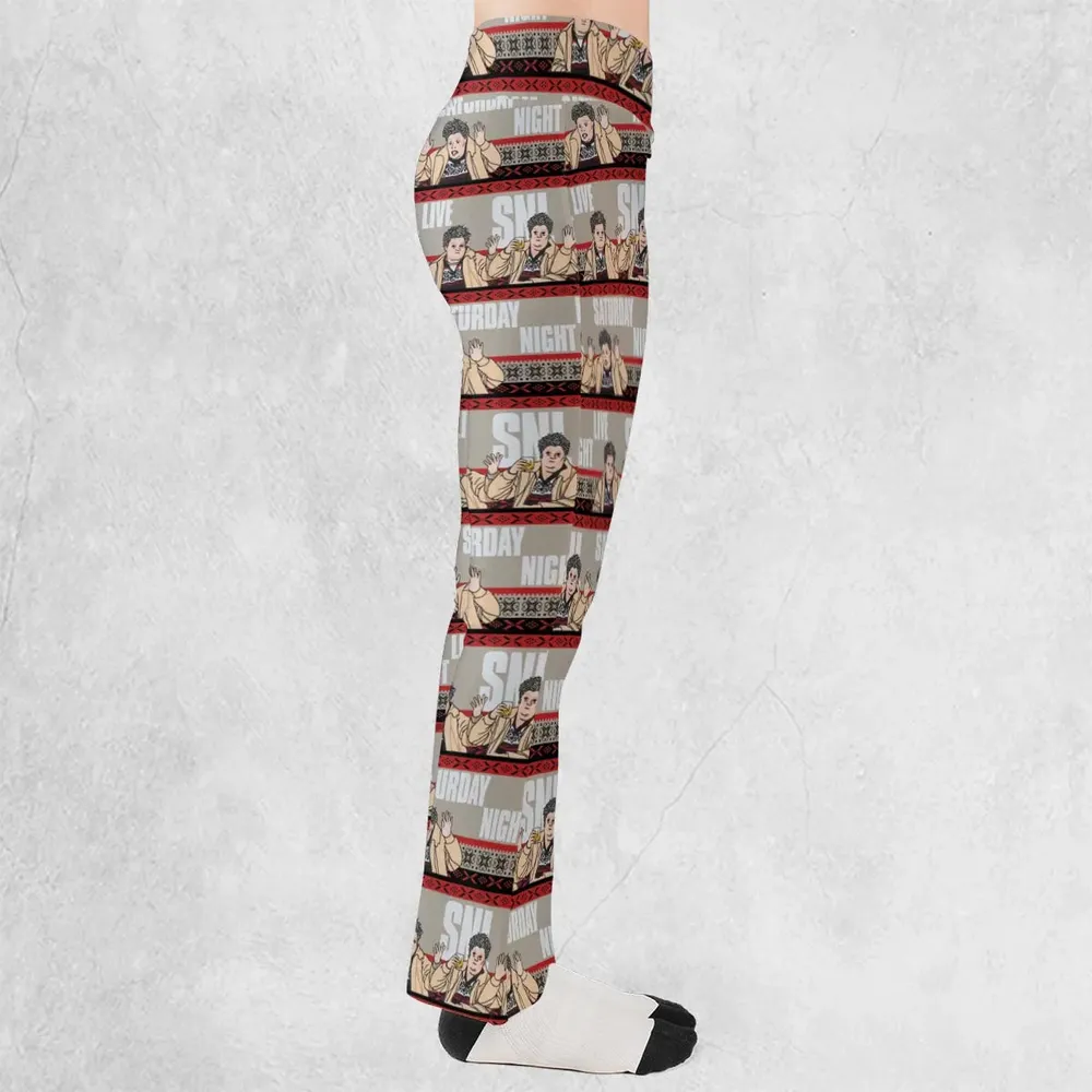 Drunk Uncle on the Holidays SNL Saturday Night Live Flare Leggings - 2