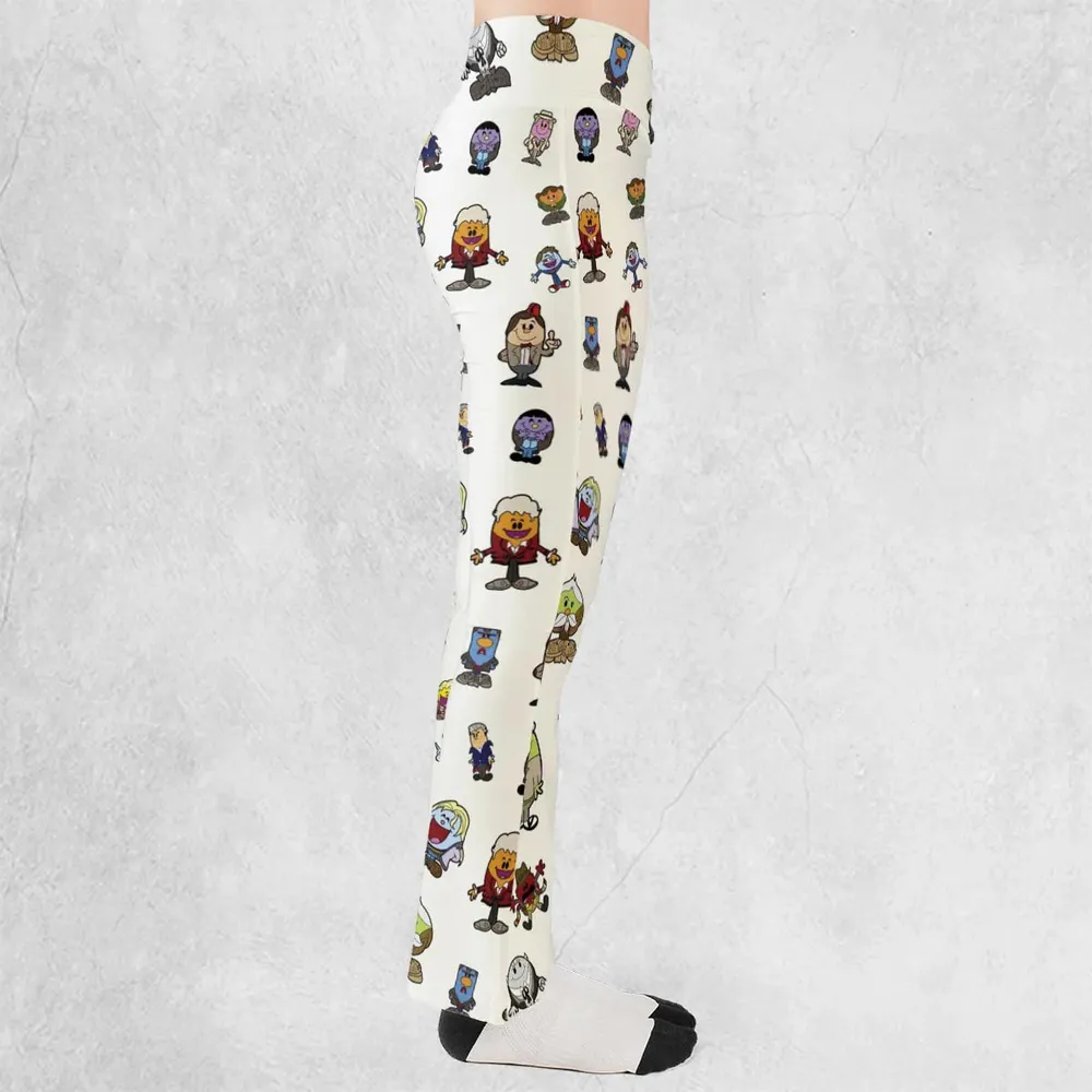 Doctor Who and Mr Men Pattern Flare Leggings - 2